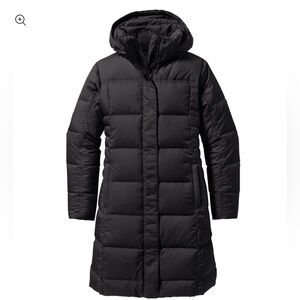 Patagonia Women's Black Down With It Parka Puffer Coat